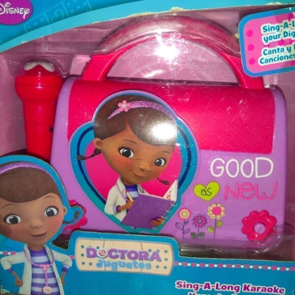 Disney Doctora Jugetes Sing Along Karaoke 2014 Sakar. Packaging has some damage - Picture 6 of 6